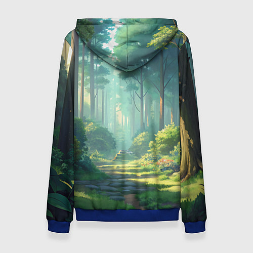 Женская толстовка Bulbasaur pokemon / 3D-Синий – фото 2