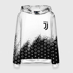 Толстовка-худи женская Juventus sport steel, цвет: 3D-белый