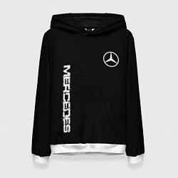 Женская толстовка Mercedes benz logo white auto