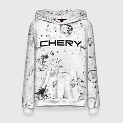 Толстовка-худи женская Chery dirty ice, цвет: 3D-белый