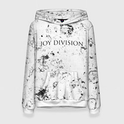 Толстовка-худи женская Joy Division dirty ice, цвет: 3D-белый
