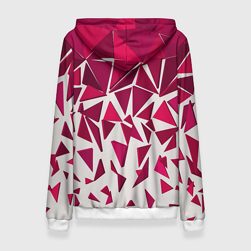 Женская толстовка Яркий абстрактный узор для спорта / 3D-Белый – фото 2