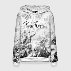 Толстовка-худи женская Pink Floyd white graphite, цвет: 3D-белый