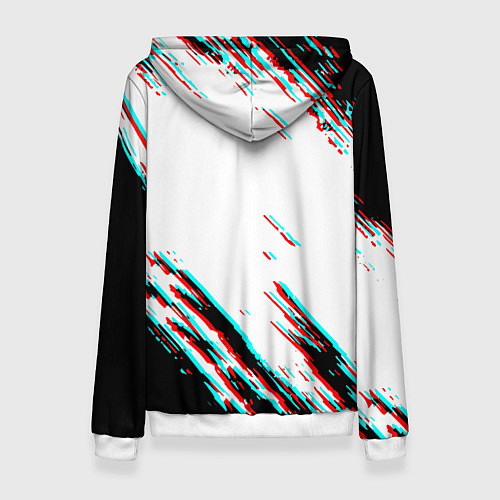 Женская толстовка Linkin park краски глитч / 3D-Белый – фото 2