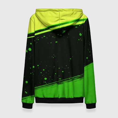 Женская толстовка Fallout toxic line / 3D-Черный – фото 2