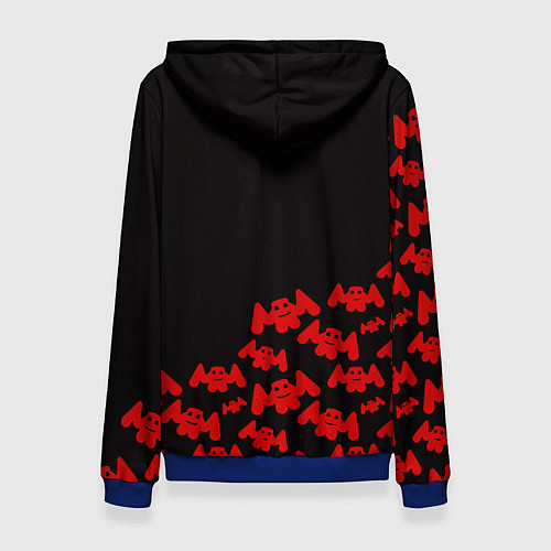 Женская толстовка Маршмеллоу амонг ас / 3D-Синий – фото 2