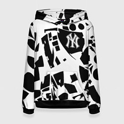 Женская толстовка New York yankees - abstraction