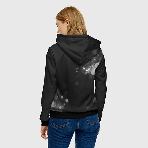 Женская толстовка Actress - Anya Taylor - Joy / 3D-Черный – фото 4