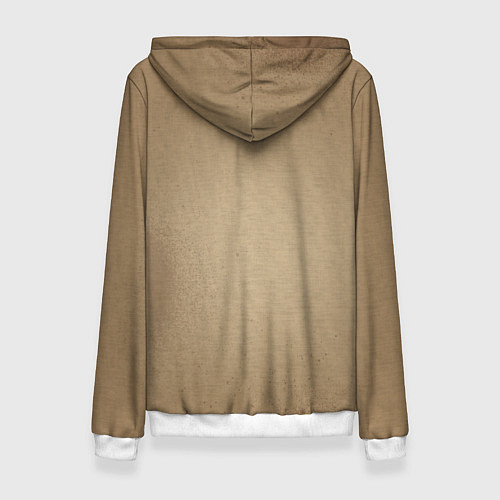 Женская толстовка Жаба самурай - каллиграфия / 3D-Белый – фото 2