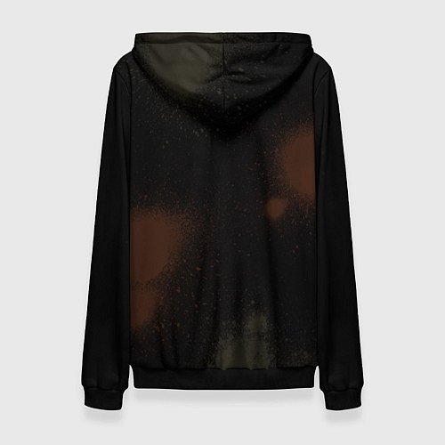 Женская толстовка Суровый археолог - череп тиранозавра / 3D-Черный – фото 2