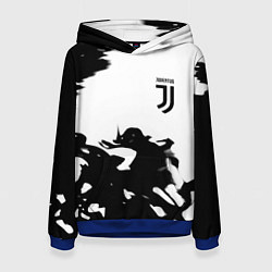 Женская толстовка Juventus smoke black fire