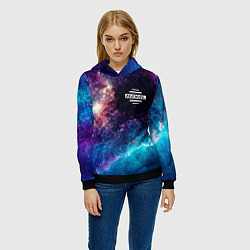 Толстовка-худи женская Haval space auto, цвет: 3D-черный — фото 2
