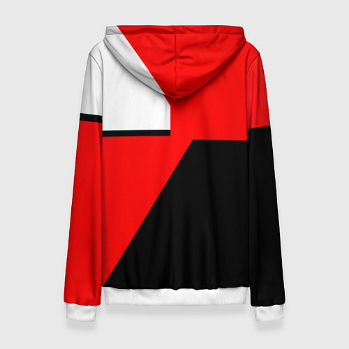 Женская толстовка Арсенал лого геометрия / 3D-Белый – фото 2