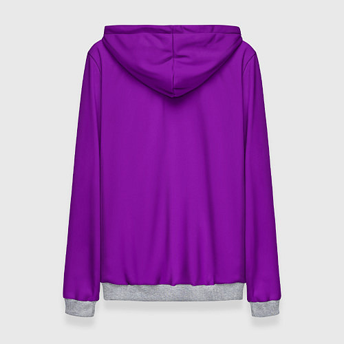 Женская толстовка Панк динозавр с кружкой пива - неоновое свечение / 3D-Меланж – фото 2