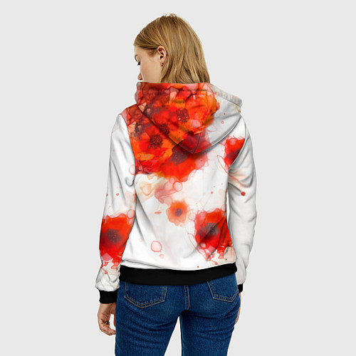 Женская толстовка Катрина Санта Муэрте / 3D-Черный – фото 4