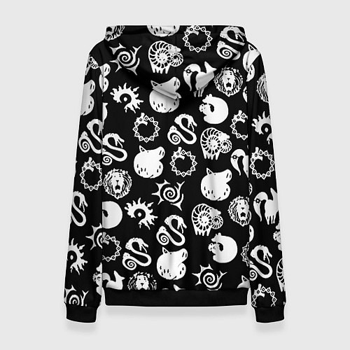 Женская толстовка Among us anime / 3D-Черный – фото 2