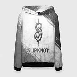 Толстовка-худи женская Slipknot - white gradient, цвет: 3D-черный