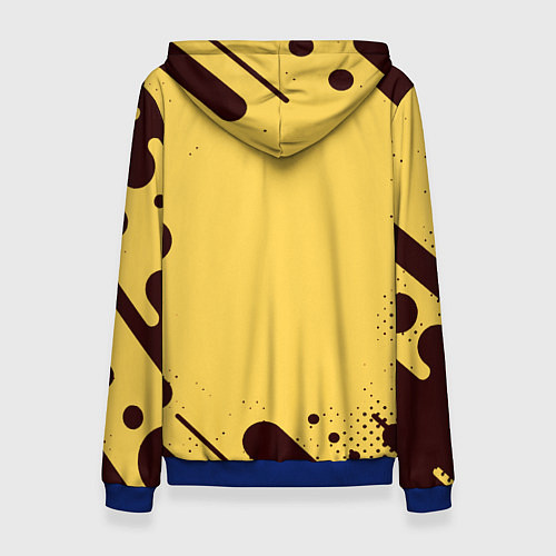 Женская толстовка Герб РФ текстура ретро / 3D-Синий – фото 2