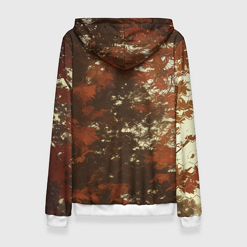 Женская толстовка Осенний ксеноморф / 3D-Белый – фото 2
