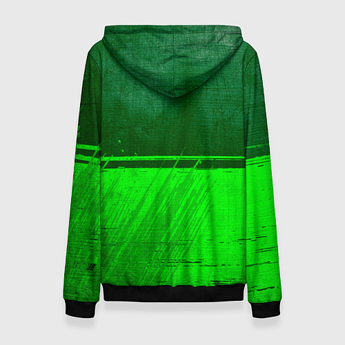 Женская толстовка Within Temptation - green gradient посередине / 3D-Черный – фото 2