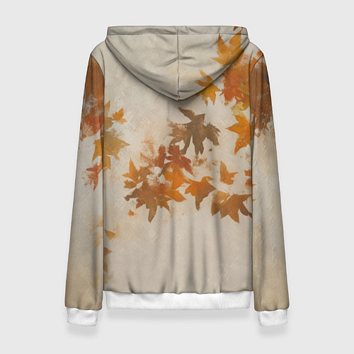 Женская толстовка Осенний енот / 3D-Белый – фото 2