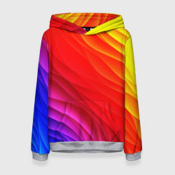 Женская толстовка Абстрактные волны текстура