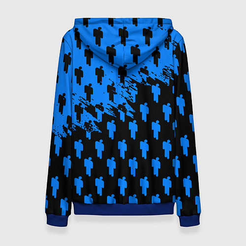Женская толстовка Portal человечки / 3D-Синий – фото 2