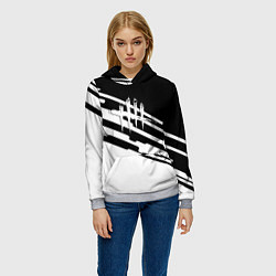 Толстовка-худи женская DBD t horror, цвет: 3D-меланж — фото 2