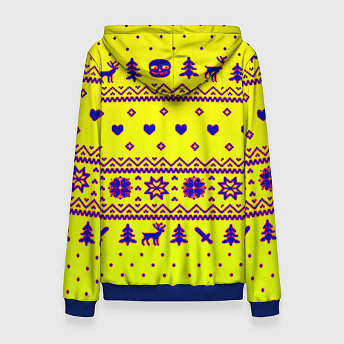 Женская толстовка Undertale winter / 3D-Синий – фото 2