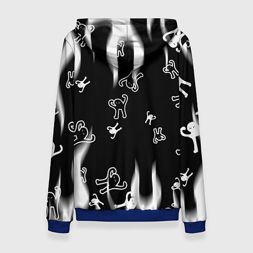 Женская толстовка Ъуъ съука mem / 3D-Синий – фото 2