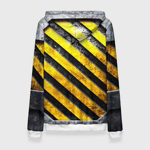 Женская толстовка RUST grunge / 3D-Белый – фото 2