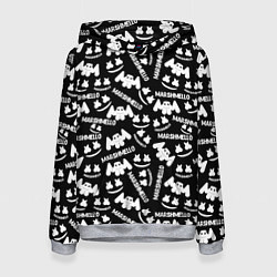 Женская толстовка Marshmello pattern music