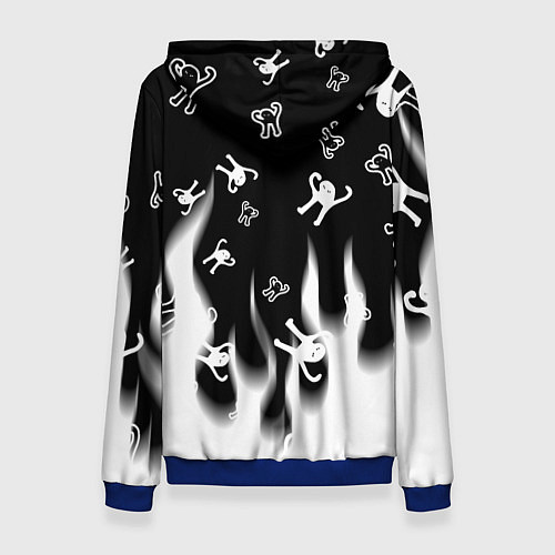 Женская толстовка Ъуъ съука winter / 3D-Синий – фото 2