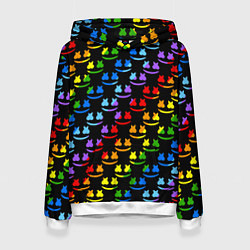 Женская толстовка Marshmello pattern neon