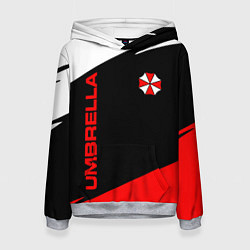 Толстовка-худи женская Umbrella corporation - resident evil, цвет: 3D-меланж