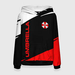 Толстовка-худи женская Umbrella corporation - resident evil, цвет: 3D-черный