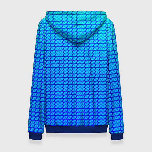 Женская толстовка Имперская Россия текстура полосы / 3D-Синий – фото 2