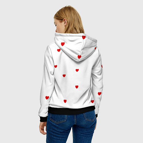 Женская толстовка Для именинницы: королевы рождаются в ноябре / 3D-Черный – фото 4