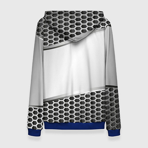 Женская толстовка Peugeot carbon metal / 3D-Синий – фото 2