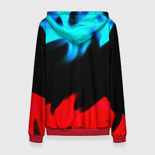 Женская толстовка The Last of Us в огне / 3D-Красный – фото 2