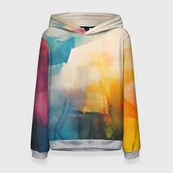 Женская толстовка Живопись мазками