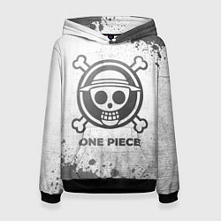 Женская толстовка One Piece - white gradient