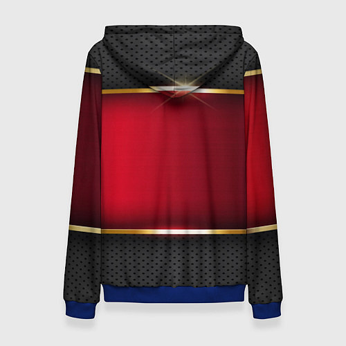 Женская толстовка Chevrolet metal auto / 3D-Синий – фото 2