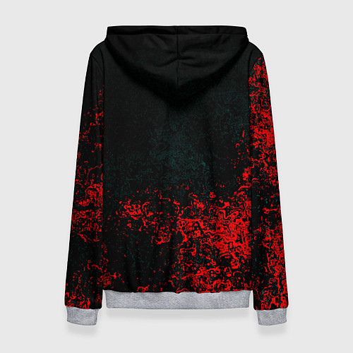 Женская толстовка Biohazard брызги красок / 3D-Меланж – фото 2