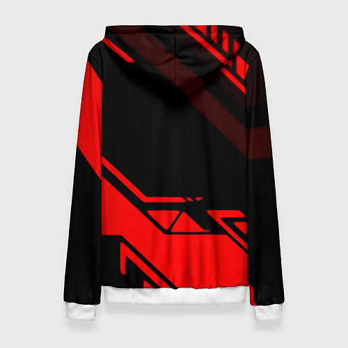 Женская толстовка Ведьмак геометрия / 3D-Белый – фото 2