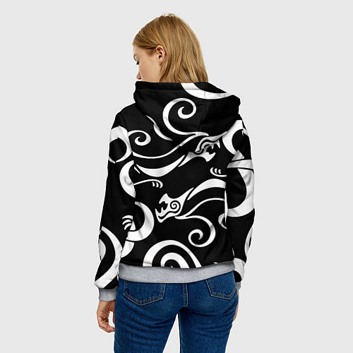 Женская толстовка Death Note japan anime / 3D-Меланж – фото 4