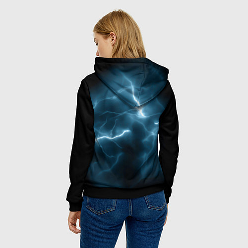 Женская толстовка The Offspring Let the Bad Times Roll / 3D-Черный – фото 4