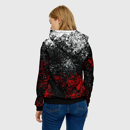 Женская толстовка Dota2 брызги красок / 3D-Черный – фото 4