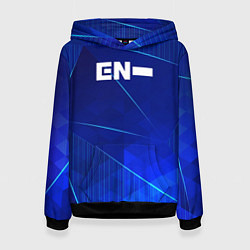 Толстовка-худи женская Enhypen blue poly, цвет: 3D-черный