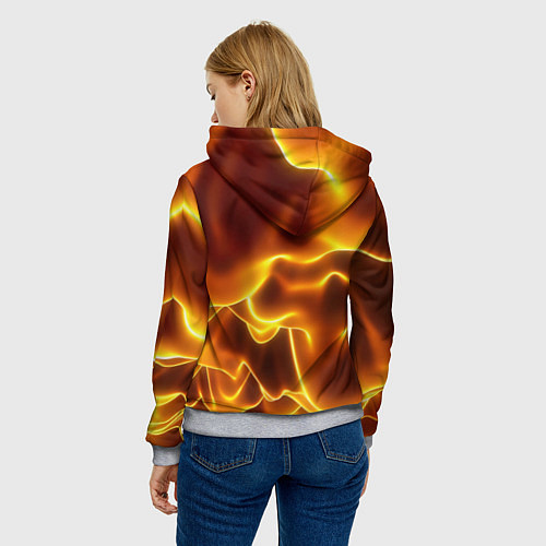 Женская толстовка Doom грозовой стиль марса / 3D-Меланж – фото 4